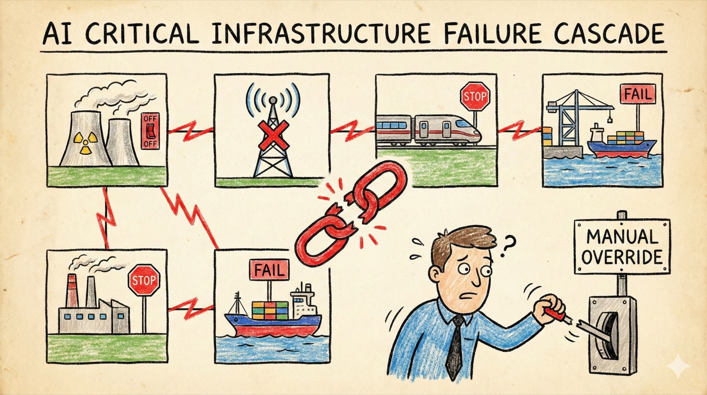 AI Critical Infrastructure Failure Cascade